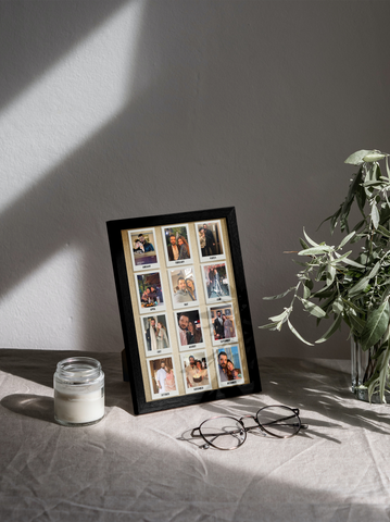 Anniversary Polaroids Wooden Frame